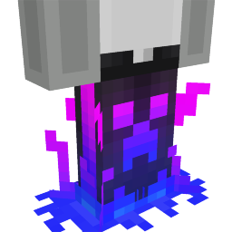 Thumbnail of the Minecraft Bedrock Marketplace product Purple Creeper Glow Fire Ground Jeans created by Fall Studios.