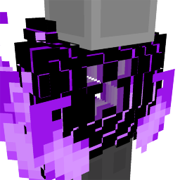 Thumbnail of the Minecraft Bedrock Marketplace product Purple Flame Creeper Hoodie created by Fall Studios.