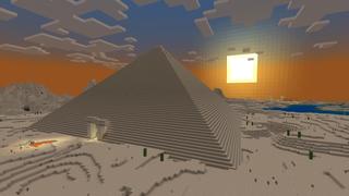 Screenshot of the Minecraft Bedrock Marketplace product Pyramid Base created by Fall Studios.