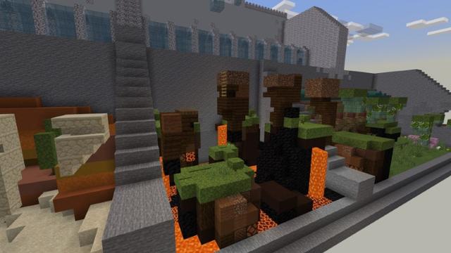 Screenshot of the Minecraft Bedrock Marketplace product Pyramid Parkour created by Fall Studios.