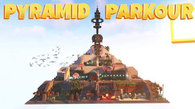 Thumbnail of the Minecraft Bedrock Marketplace product Pyramid Parkour created by Fall Studios.