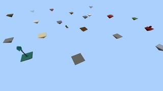 Screenshot of the Minecraft Bedrock Marketplace product Pyramid Skyblock created by Fall Studios.