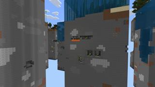 Screenshot of the Minecraft Bedrock Marketplace product Rainbow Block Chunk Survival created by Fall Studios.