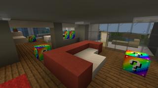 Screenshot of the Minecraft Bedrock Marketplace product Rainbow Block World created by Fall Studios.