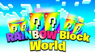 Thumbnail of the Minecraft Bedrock Marketplace product Rainbow Block World created by Fall Studios.