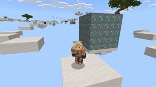 Screenshot of the Minecraft Bedrock Marketplace product Rainbow Blocks Parkour created by Fall Studios.