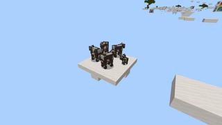 Screenshot of the Minecraft Bedrock Marketplace product Rainbow Blocks Parkour created by Fall Studios.