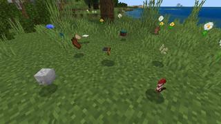 Screenshot of the Minecraft Bedrock Marketplace product Random Drop Challenge created by Fall Studios.