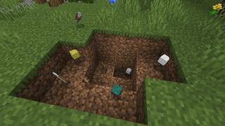 Screenshot of the Minecraft Bedrock Marketplace product Random Drop Challenge created by Fall Studios.
