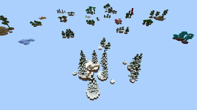 Screenshot of the Minecraft Bedrock Marketplace product Random Drop Skyblock created by Fall Studios.