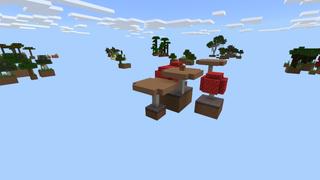 Screenshot of the Minecraft Bedrock Marketplace product Random Drop Skyblock created by Fall Studios.