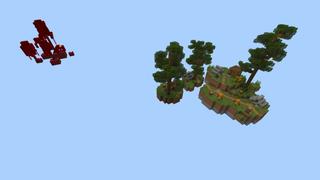 Screenshot of the Minecraft Bedrock Marketplace product Random Drop Skyblock created by Fall Studios.
