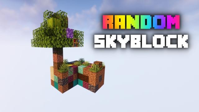 Thumbnail of the Minecraft Bedrock Marketplace product Bloqueio do céu aleatório created by Fall Studios.