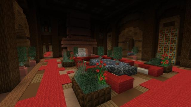 Screenshot of the Minecraft Bedrock Marketplace product Santa House created by Fall Studios.