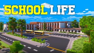 Thumbnail of the Minecraft Bedrock Marketplace product School Life created by Fall Studios.