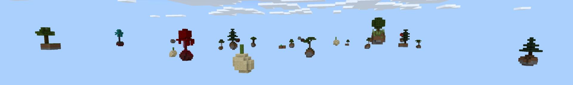 Panorama of the Minecraft Bedrock Marketplace product Simple One Block created by Fall Studios.
