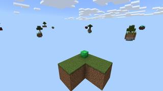 Screenshot of the Minecraft Bedrock Marketplace product Simple One Block created by Fall Studios.