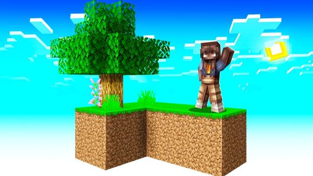 Thumbnail of the Minecraft Bedrock Marketplace product Simple Skyblock created by Fall Studios.