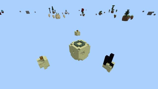 Screenshot of the Minecraft Bedrock Marketplace product Sky Block! created by Fall Studios.