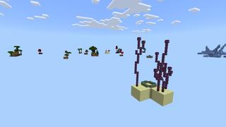 Screenshot of the Minecraft Bedrock Marketplace product Sky Block Original created by Fall Studios.