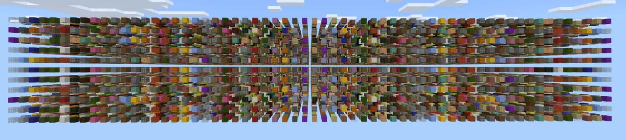 Panorama of the Minecraft Bedrock Marketplace product Sky Grid! created by Fall Studios.