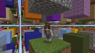 Screenshot of the Minecraft Bedrock Marketplace product Sky Grid! created by Fall Studios.