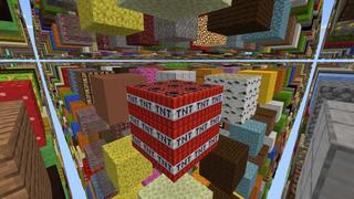 Screenshot of the Minecraft Bedrock Marketplace product Sky Grid! created by Fall Studios.