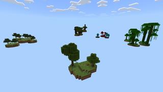 Screenshot of the Minecraft Bedrock Marketplace product Sky Survival created by Fall Studios.