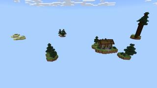 Screenshot of the Minecraft Bedrock Marketplace product Sky Survival created by Fall Studios.