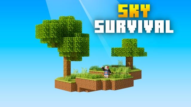 Thumbnail of the Minecraft Bedrock Marketplace product Sky Survival created by Fall Studios.