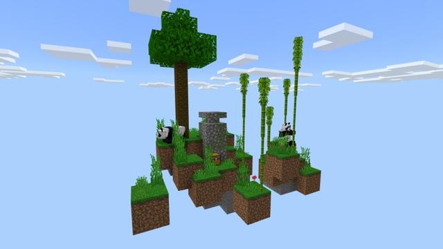 Screenshot of the Minecraft Bedrock Marketplace product Skyblock created by Fall Studios.