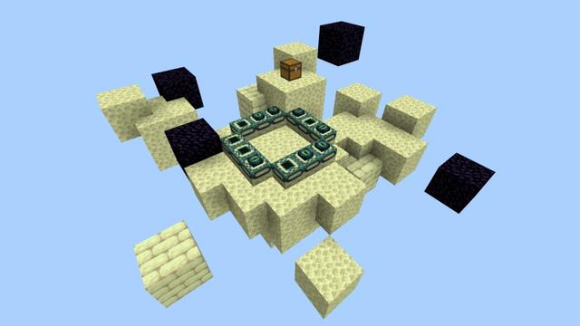 Screenshot of the Minecraft Bedrock Marketplace product Skyblock created by Fall Studios.
