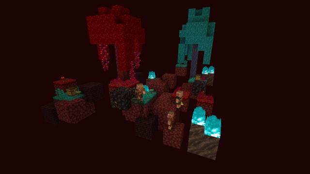Screenshot of the Minecraft Bedrock Marketplace product Skyblock created by Fall Studios.
