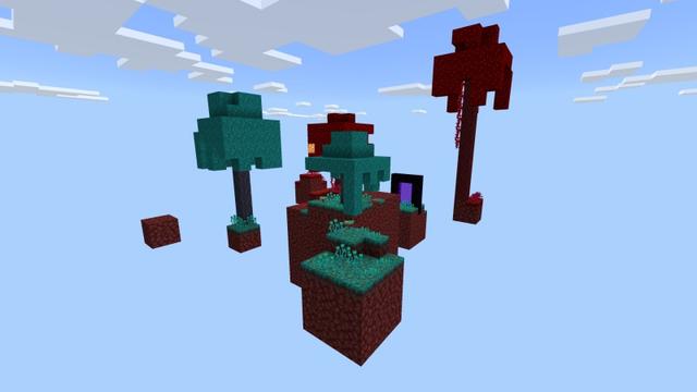 Screenshot of the Minecraft Bedrock Marketplace product Skyblock! created by Fall Studios.