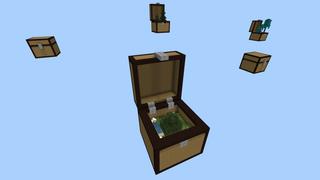 Screenshot of the Minecraft Bedrock Marketplace product Skyblock Big Chests created by Fall Studios.