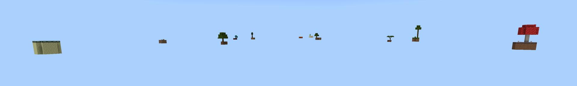 Panorama of the Minecraft Bedrock Marketplace product Skyblock Challenge created by Fall Studios.