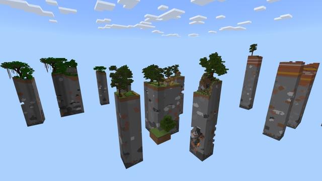 Screenshot of the Minecraft Bedrock Marketplace product Skyblock Chunk Challenge created by Fall Studios.