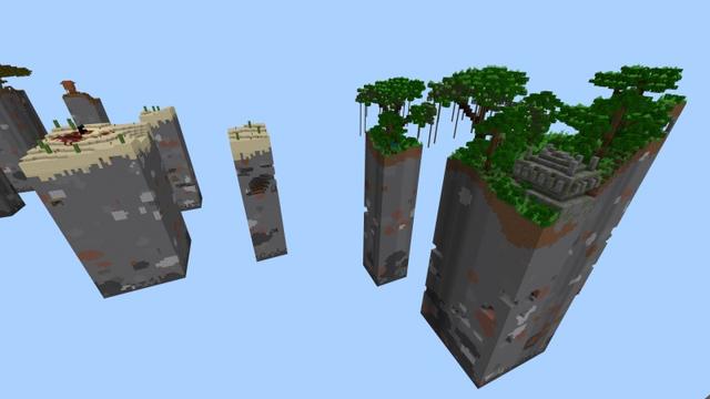 Screenshot of the Minecraft Bedrock Marketplace product Skyblock Chunk Challenge created by Fall Studios.