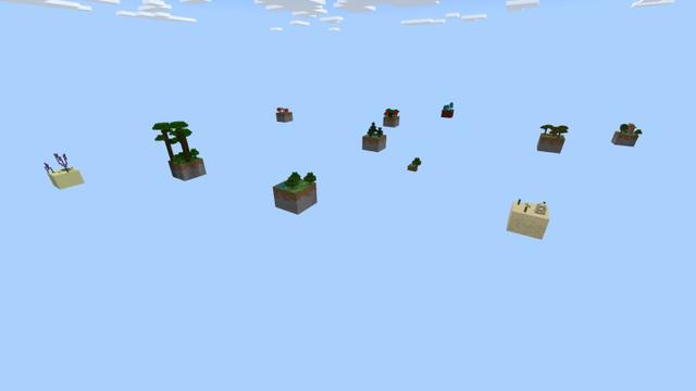 Screenshot of the Minecraft Bedrock Marketplace product Skyblock Chunked created by Fall Studios.