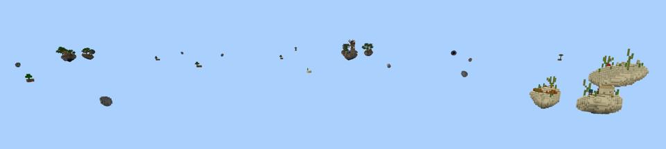 Panorama of the Minecraft Bedrock Marketplace product Skyblock Classic created by Fall Studios.