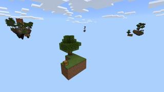 Screenshot of the Minecraft Bedrock Marketplace product Skyblock Classic created by Fall Studios.