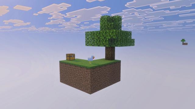 Screenshot of the Minecraft Bedrock Marketplace product Skyblock Classic created by Fall Studios.