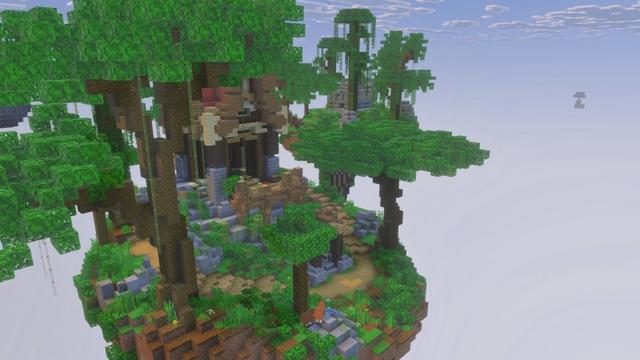 Screenshot of the Minecraft Bedrock Marketplace product Skyblock Classic created by Fall Studios.