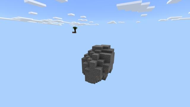 Screenshot of the Minecraft Bedrock Marketplace product Skyblock Classic created by Fall Studios.