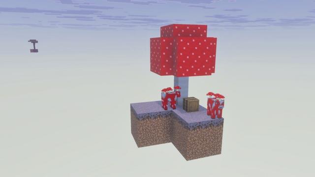 Screenshot of the Minecraft Bedrock Marketplace product Skyblock Classic created by Fall Studios.