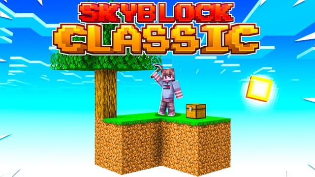 Thumbnail of the Minecraft Bedrock Marketplace product Skyblock Clásico created by Fall Studios.