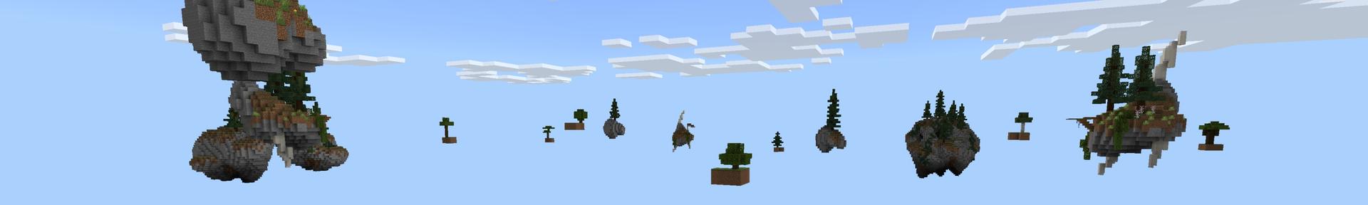 Panorama of the Minecraft Bedrock Marketplace product Skyblock Dragon Adventure created by Fall Studios.