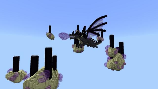 Screenshot of the Minecraft Bedrock Marketplace product Skyblock Dragons created by Fall Studios.