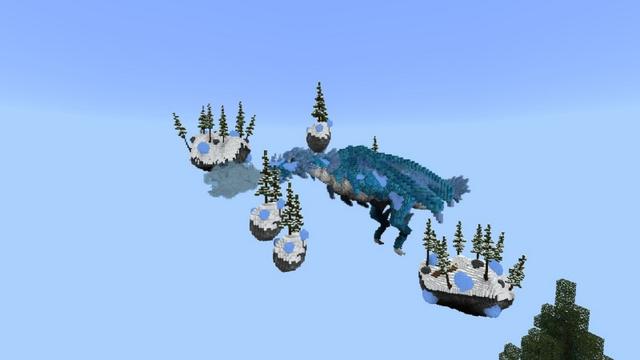 Screenshot of the Minecraft Bedrock Marketplace product Skyblock Dragons created by Fall Studios.