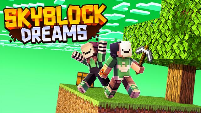 Thumbnail of the Minecraft Bedrock Marketplace product Skyblock Dreams created by Fall Studios.